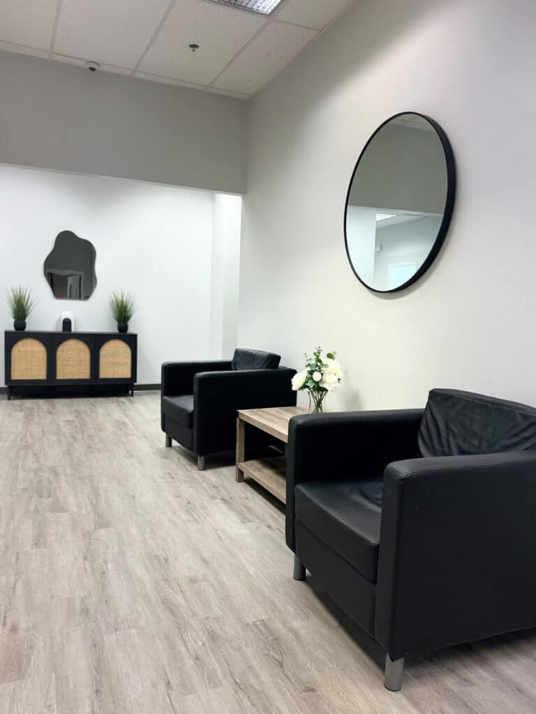 Patient area at Massachusetts Center for Addiction in Quincy